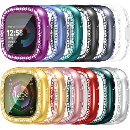 [12Pack] Compatible with Fitbit Versa 4/Sense 2 Versa 4 & Sense 2 12 Colors