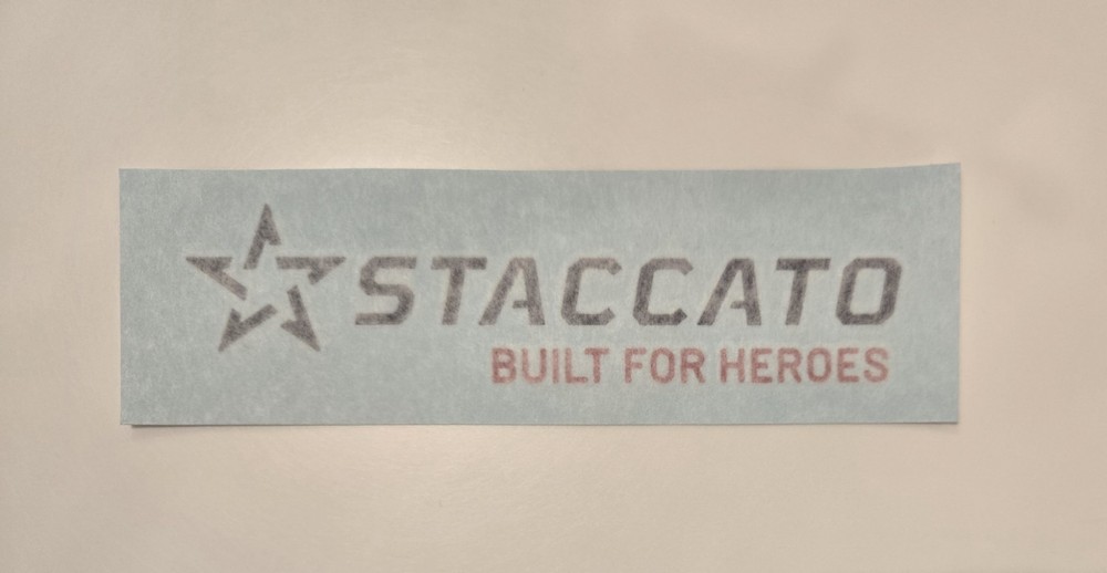 Staccato Decal