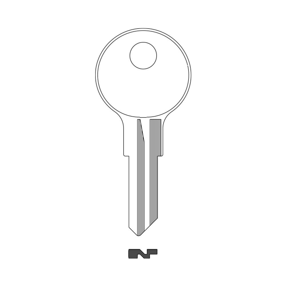 1043ED Key Blank – Nickel