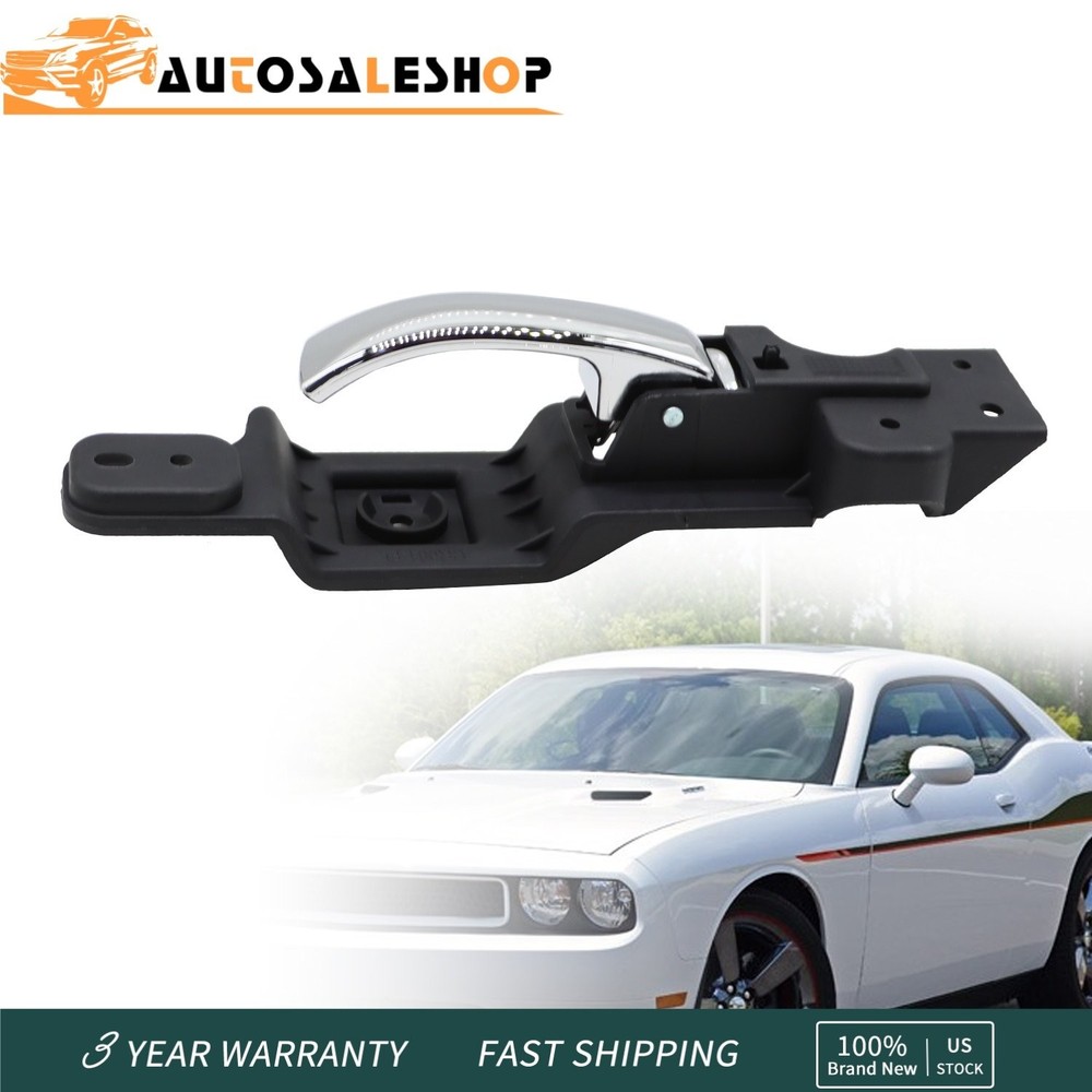 Front Left Side Inside Interior Door Handle Chrome For 08-14 Dodge Challenger