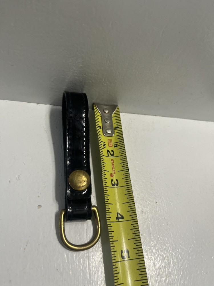 - (2) Leather Strap Handles Baton Bat Belt Holder Repurpose