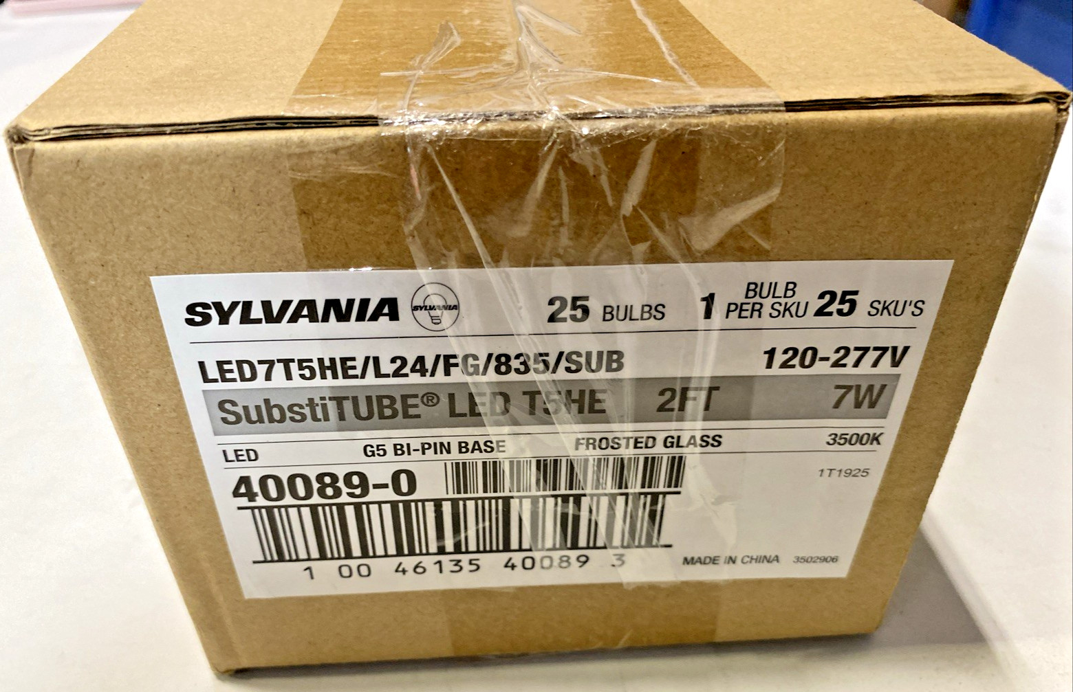 **NEW-SOLD BY THE BOX (25/1)** SLYVANIA 7T5HE/L24/FG/835/SUB
