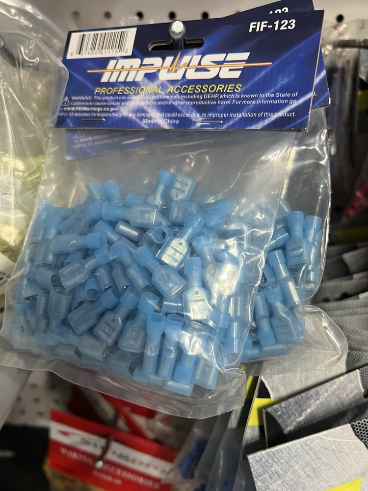 Blue Female Speaker Connector