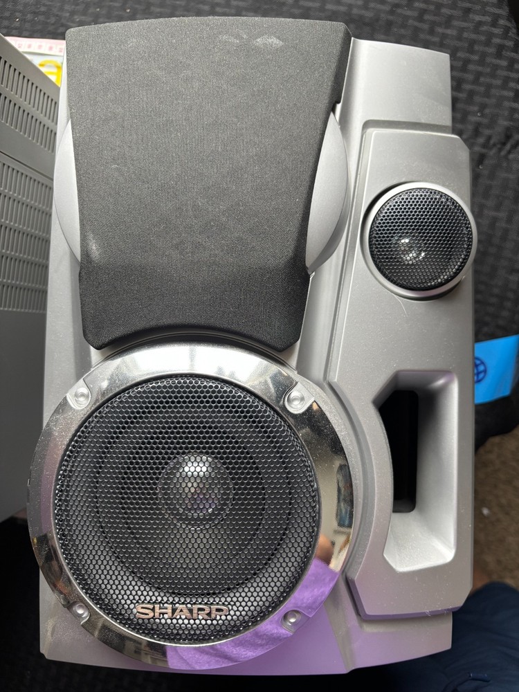 Sharp CD-BA150 Mini Component System with Pair CP-BA150 Speakers Tested CD Error