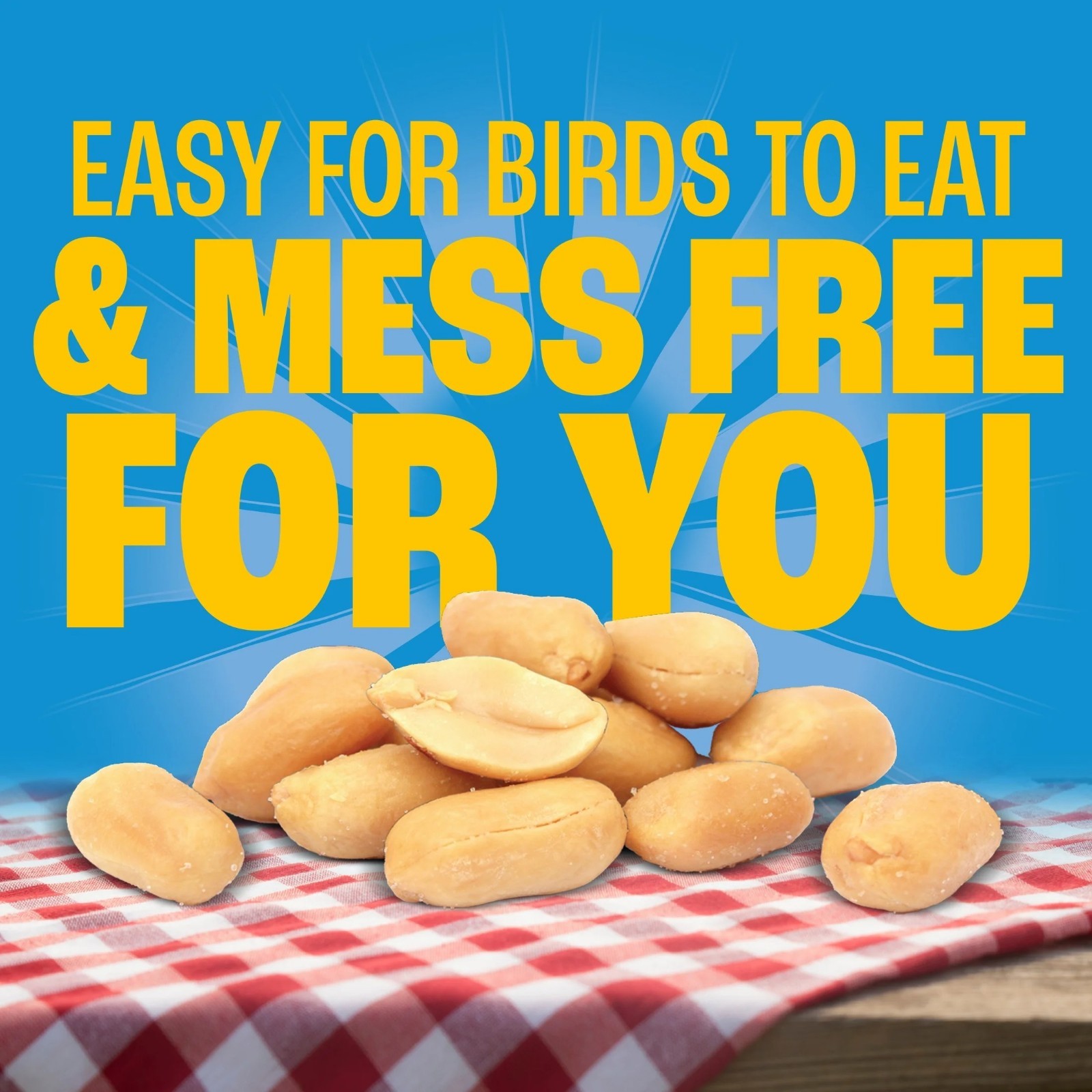 Pennington Shelled Peanuts Wildlife and Wild Bird Food, 5 lb. Bag, 1 Pack, Dry