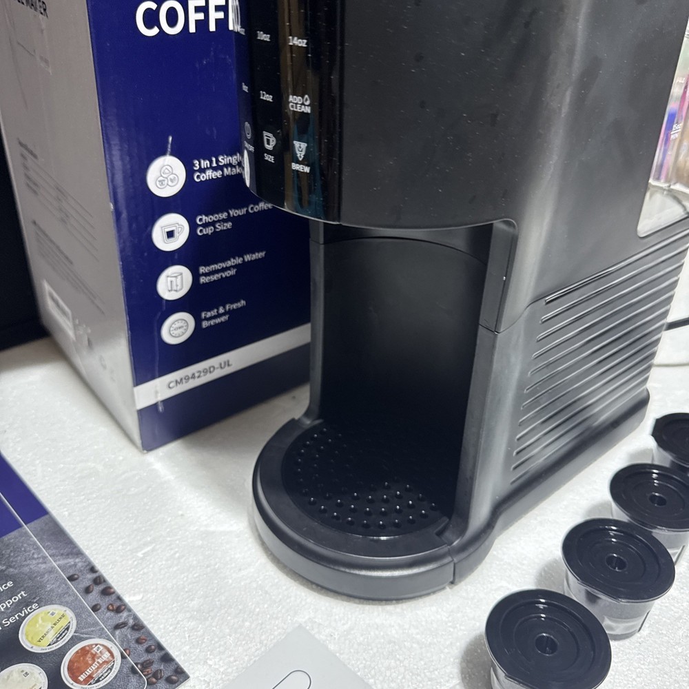 With Bold Setting, Single Serve Coffee Maker For K Cup And Grounds, 6-14 Oz Brew