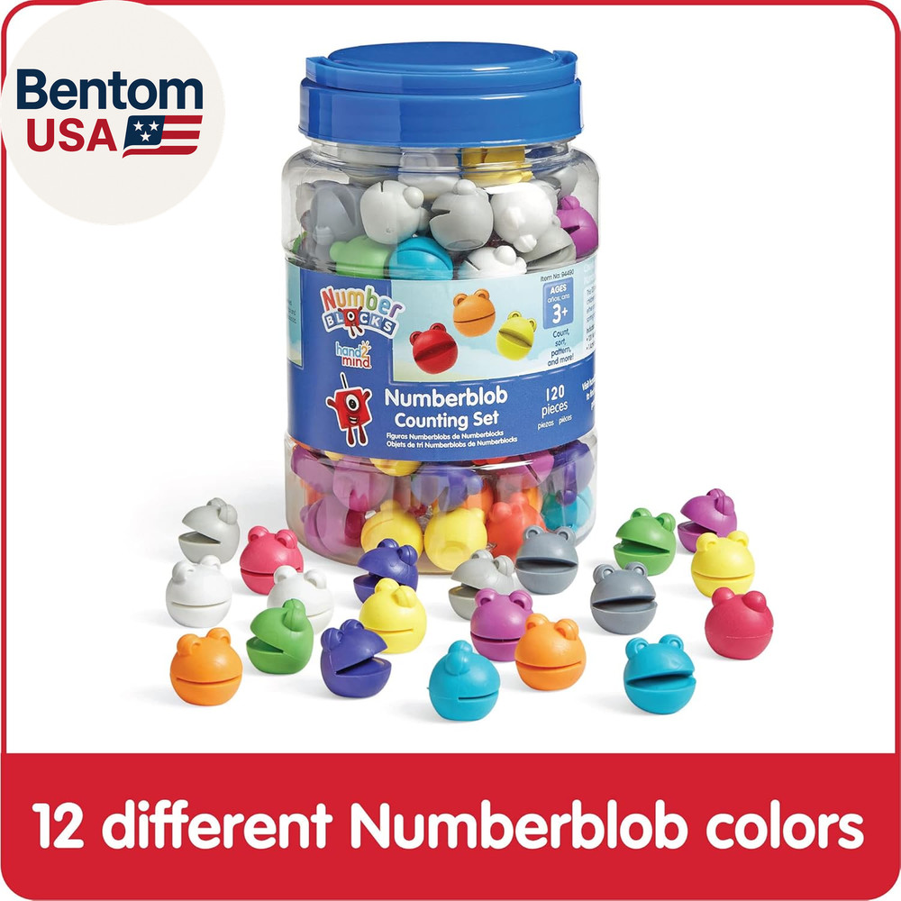 Numberblocks Numberblob Counting Set, Math Counters, Educational Math Manipulati