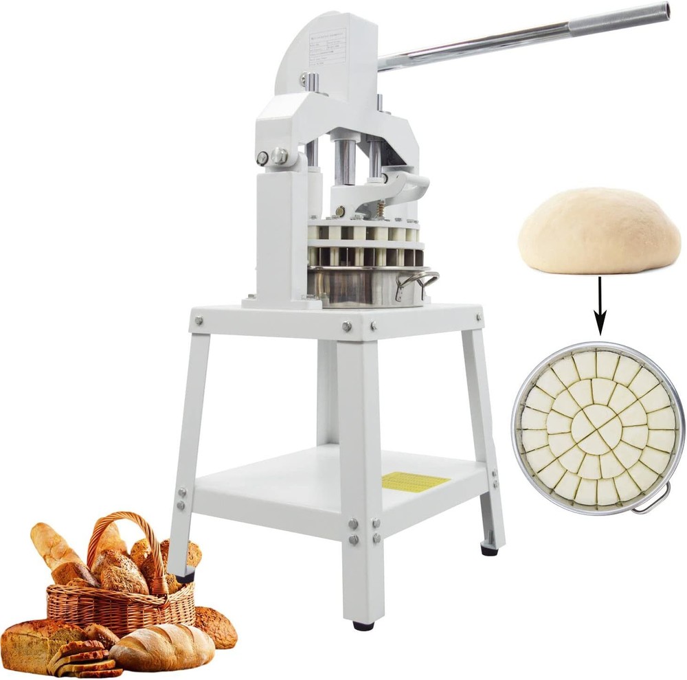 TECHTONGDA® Dough Press Cutter Divider Cutting Machine Bakery Press Roller