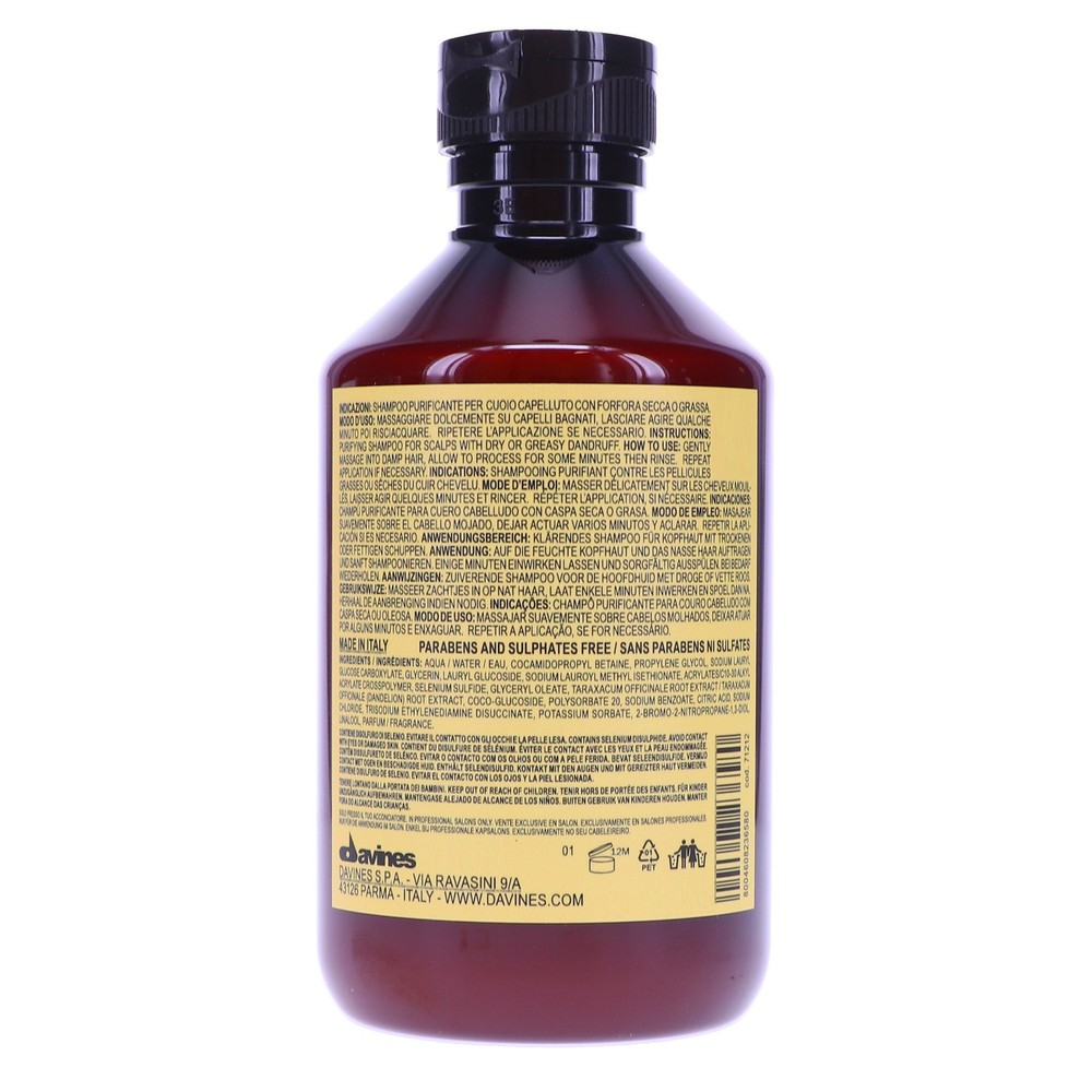 Davines NaturalTech Purifying Shampoo 8.45 oz