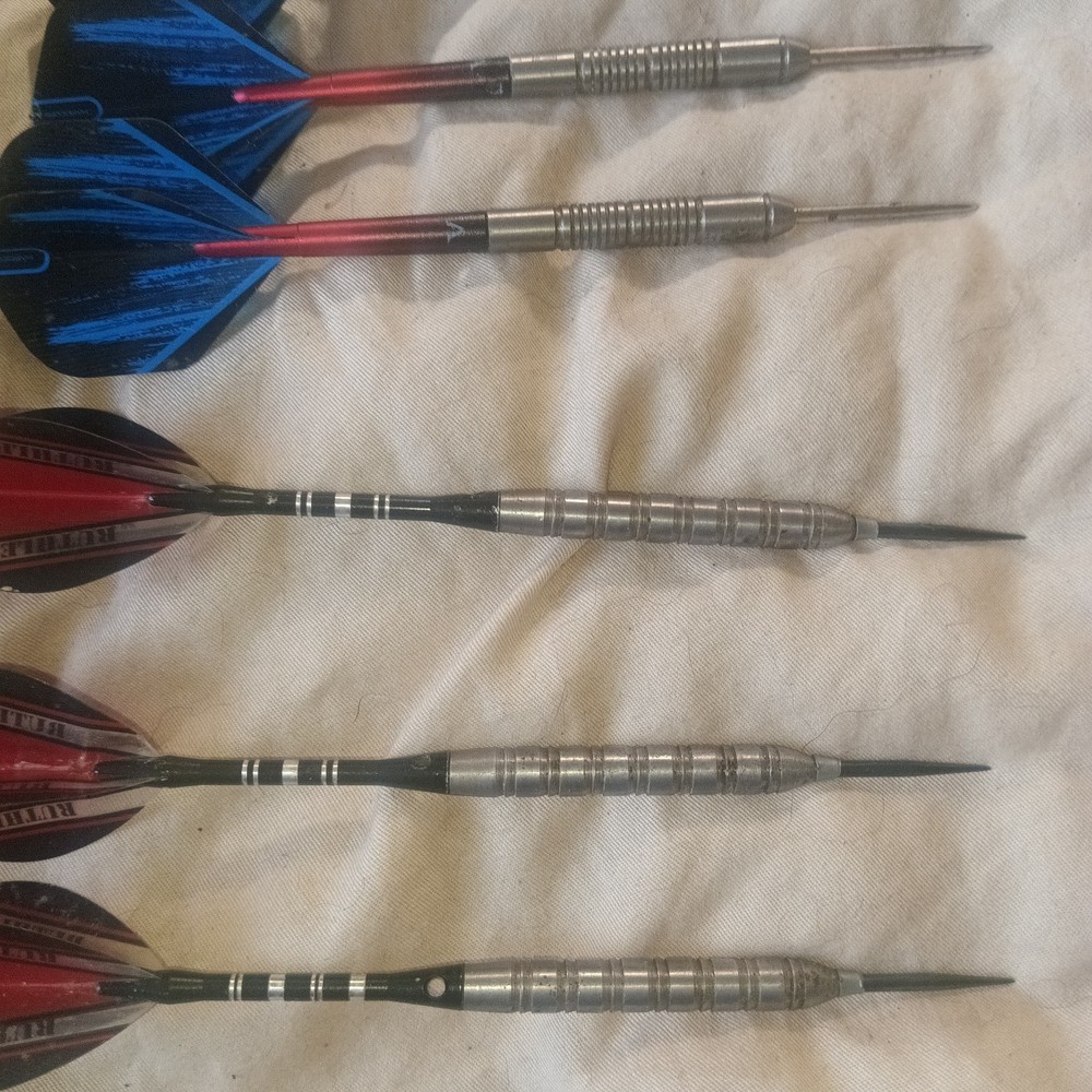 Professional Steel-Tip Dart Set Bundle - Unicorn + Ruthless + Bottelsen Board