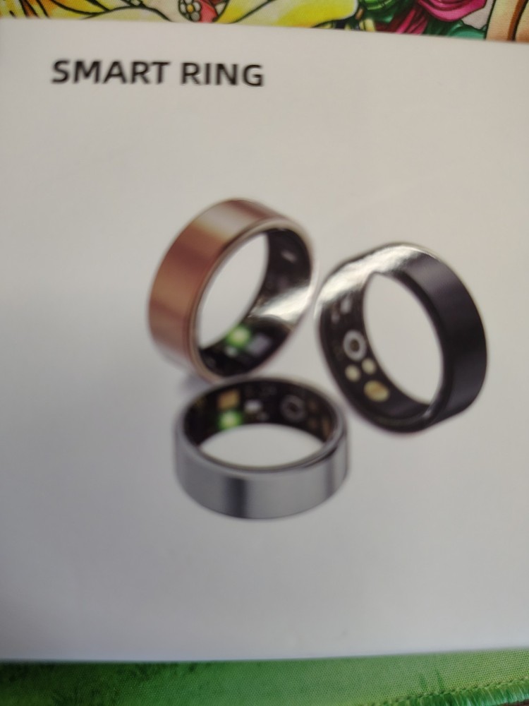 smart ring size 10 black  open box