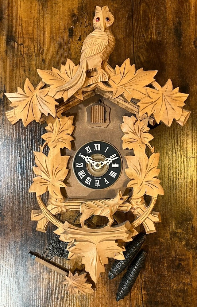 VTG - Cuckoo Clock - 18" - Black Forest - German - Complete!