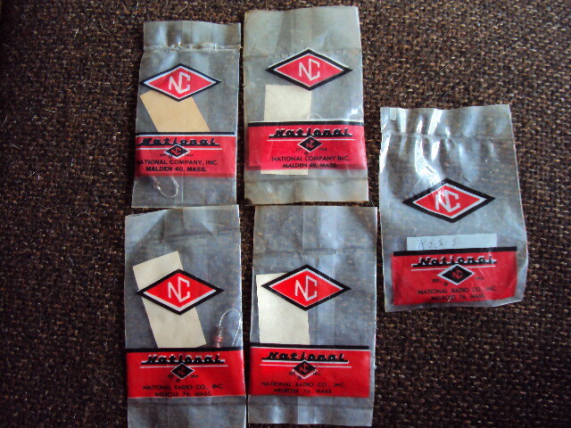 5- NOS National Radio  R-33  R.F. Chokes