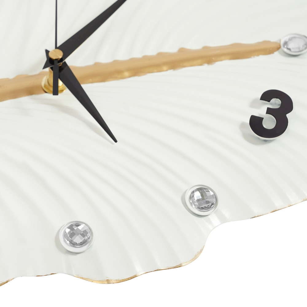 Large Wall Clock, Feather-shaped Wall Clock, Decorative Wall Clock for Home