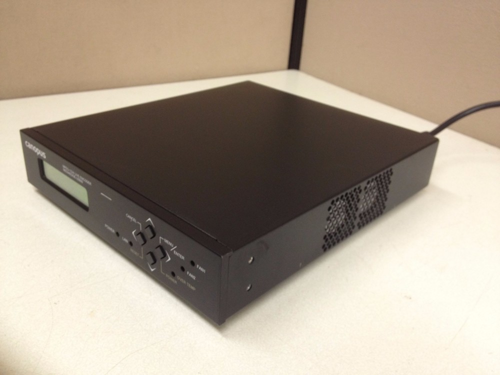 Canopus MediaEdge LEB 60 MPEG1 MPEG2 MPEG4 Live Encoder ipTV LEB60