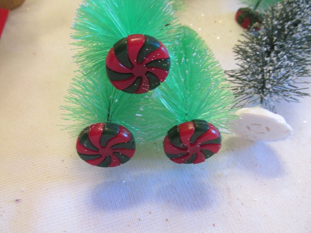 Glitter Bottle Brush Trees LOT