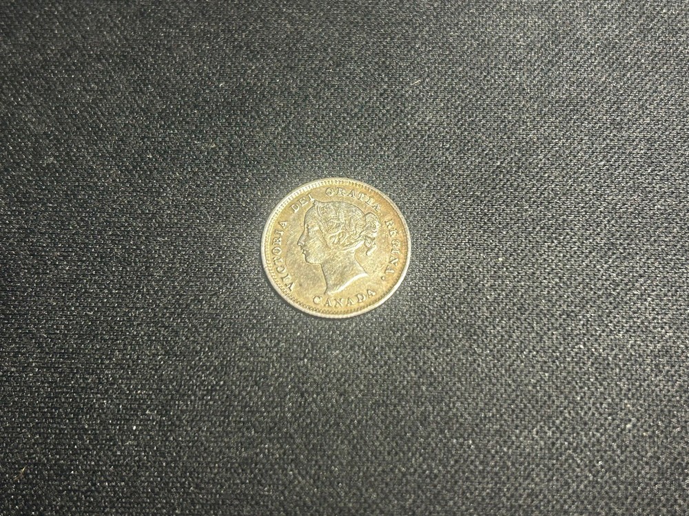 1896 Canada Silver 5 Cents XF
