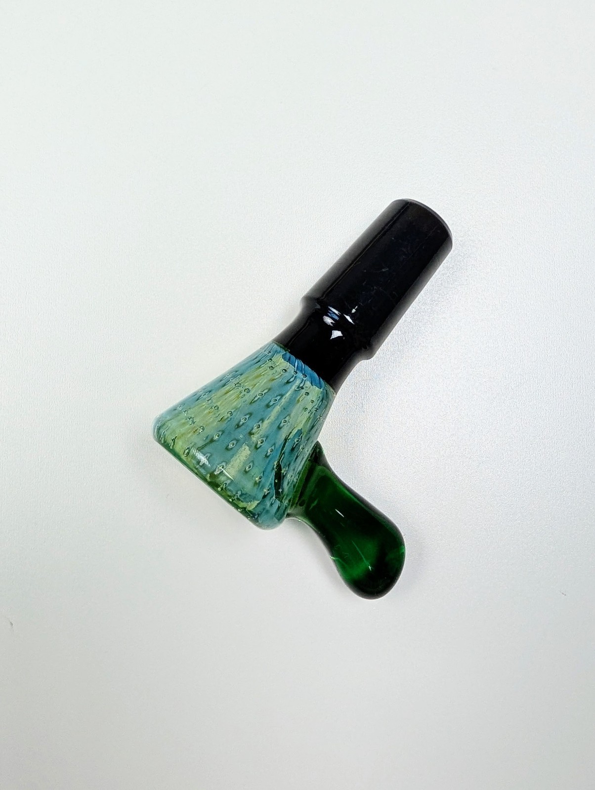 14mm Green Bubble Trap Premium Quality Glass Bowl Slide Bong Water Pipe Hookah