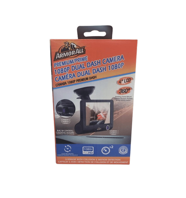 ArmorAll High Definition 1080p Dual Dashboard Camera