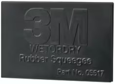 3M Wetordry Rubber Squeegee, 2" x 3