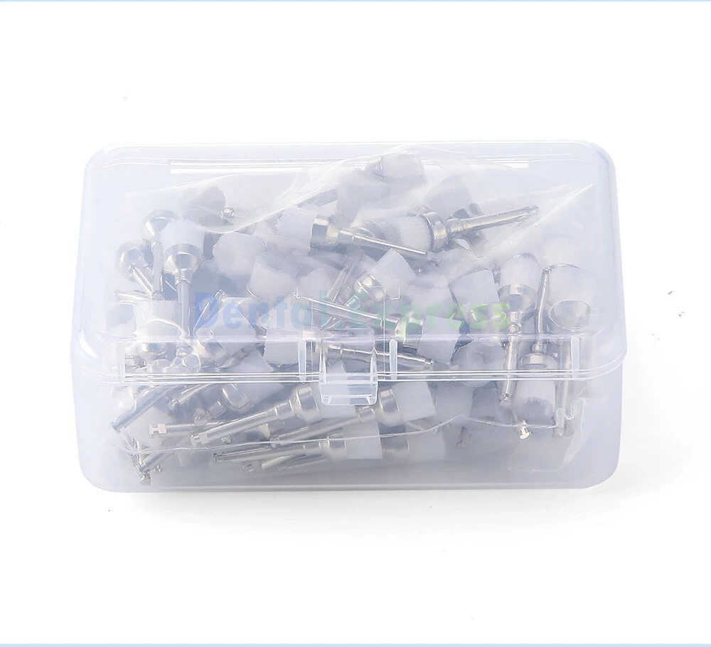 Dental Polishing Brushes Prophy Brush White Nylon Bowl Flat Latch RA Polisher