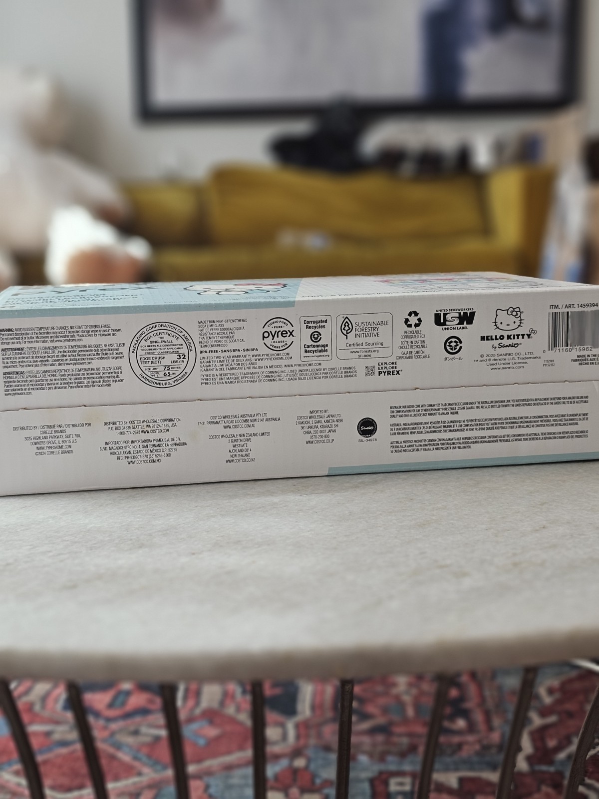 Pyrex Hello Kitty Decorated Glass Food Storage Container 8 Piece Set New In Box