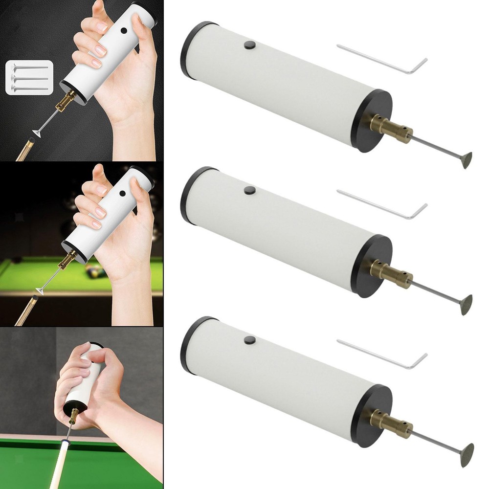 Electric Pool Cue Tip Shaper Replaceable Grinding Head Billiards Accessories
