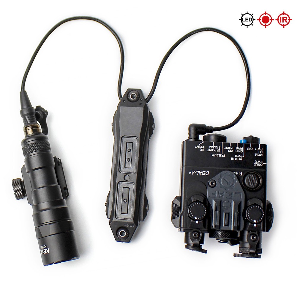 DBAL-A2 IR Aiming Green Red Dot With LED Lighting/M300B Light /Mod Button Switch