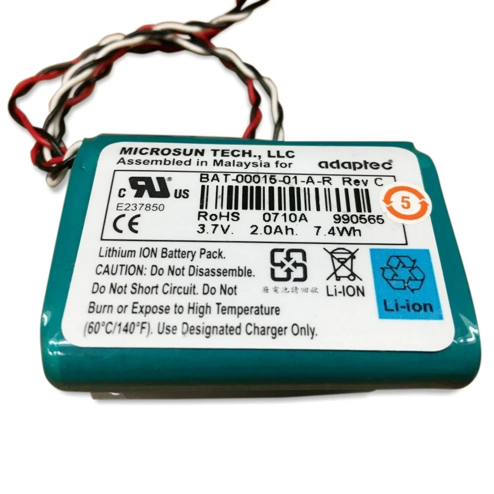 Adaptec ABM-800T/BAT-00015-01-A-R 3.7v 2.0A RAID Controller Battery Module