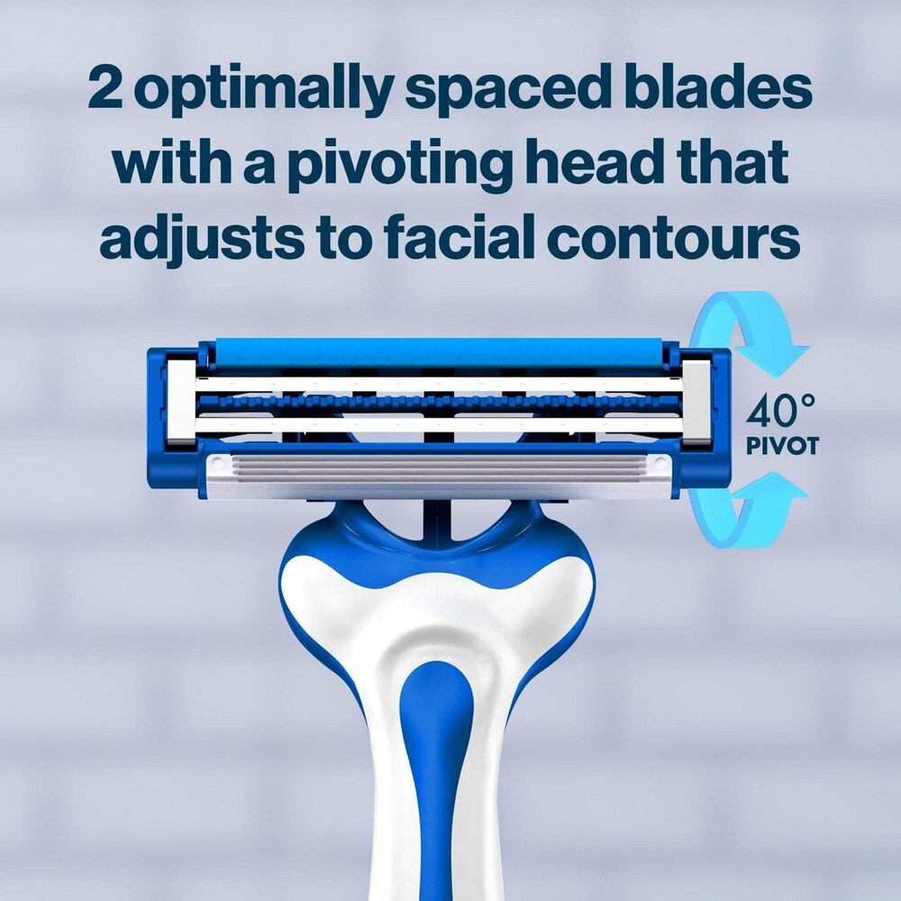 Gillette Skinguard Sensitive Double Blade 4 Count Disposable Razors