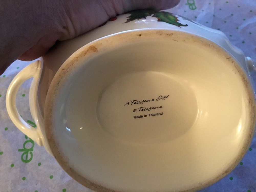 ceramic holiday planter