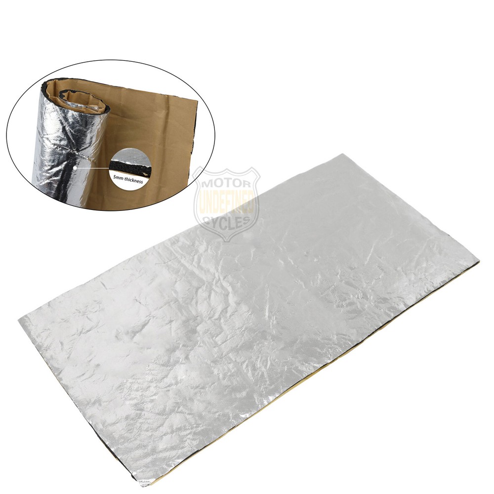 2PCS Motorcycle Fairing Professional Heat Shield Self Adhesive Sheet Protector
