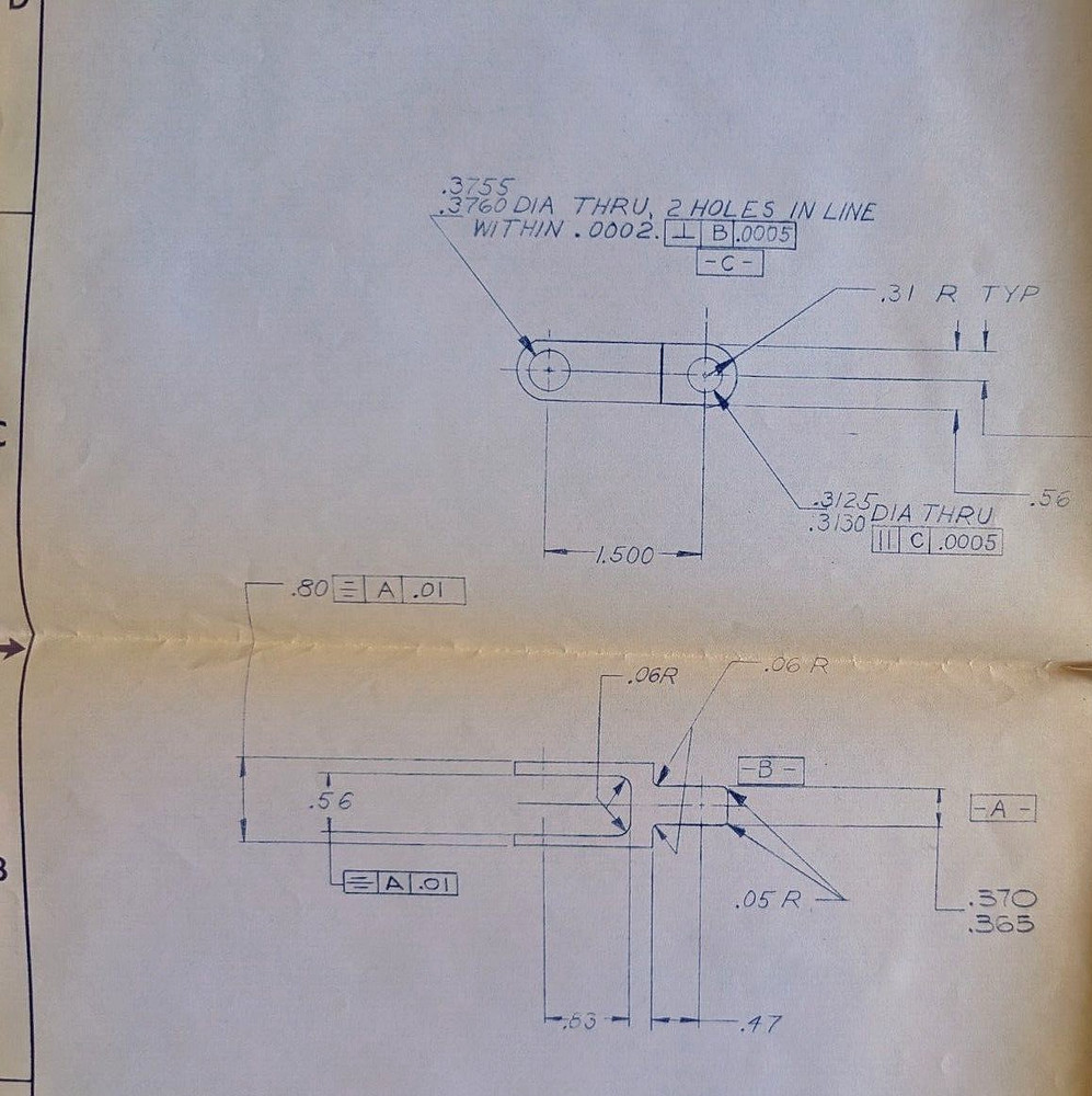 1968 Original Hydraulic Research Engineering Blueprint