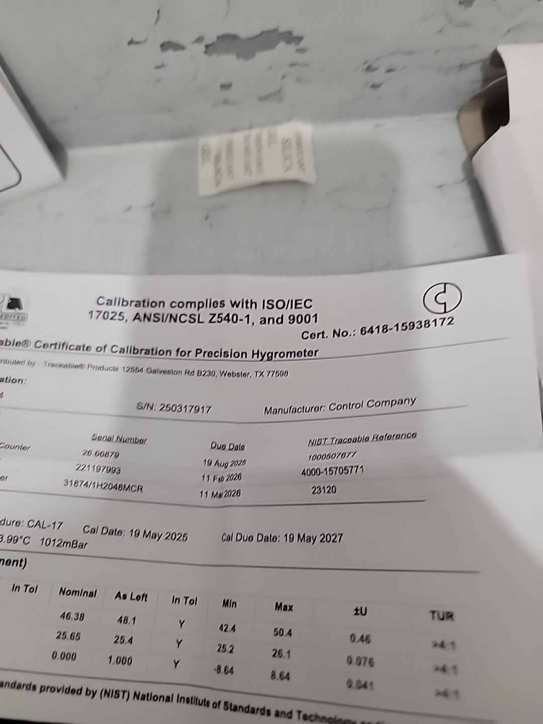 TRACEABLE - Digital Thermometer