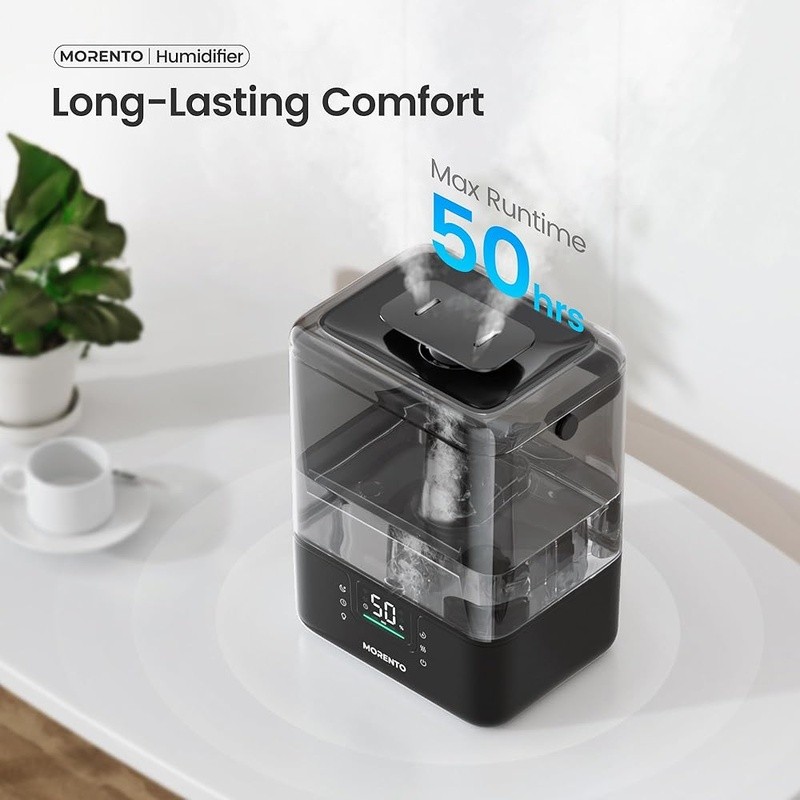 Smart Humidifier APP Voice Control 6L Double Nozzle LED Display Timer Sleep Mode