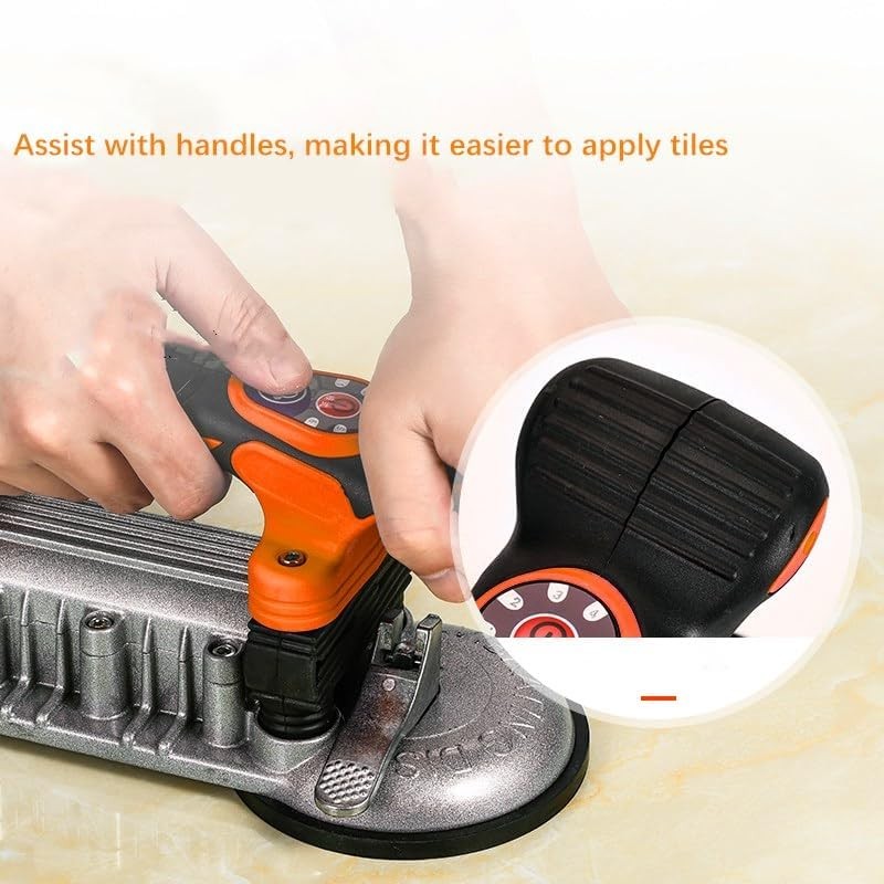 Tile Installation Tool Vibration Machine - Double Suction Cup Vibrator Handhe...