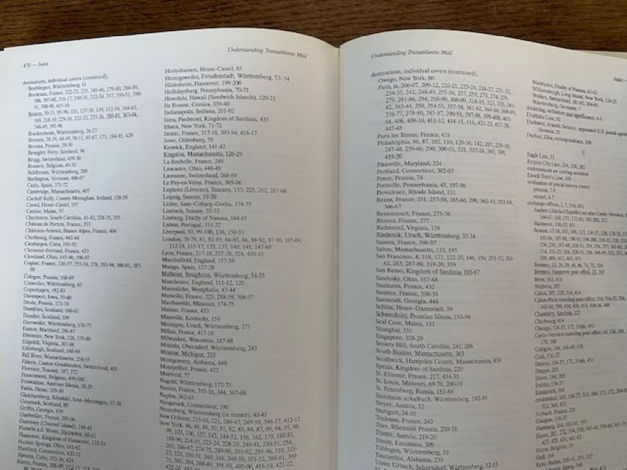 Understanding Transatlantic Mail Volume 1 by Richard F. Winter. W/CD