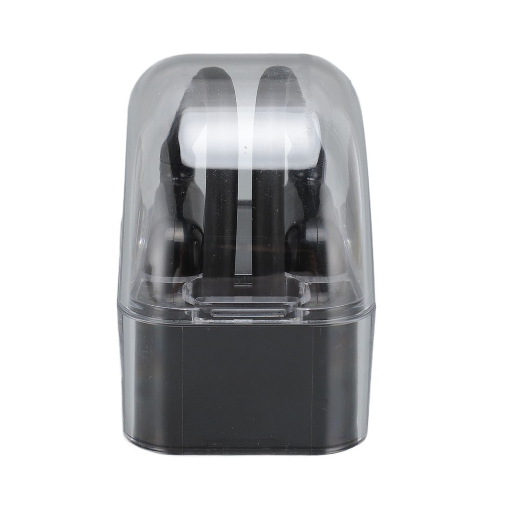 (Black)144 Languages Translator Earbuds Touch Control Earhooks Language