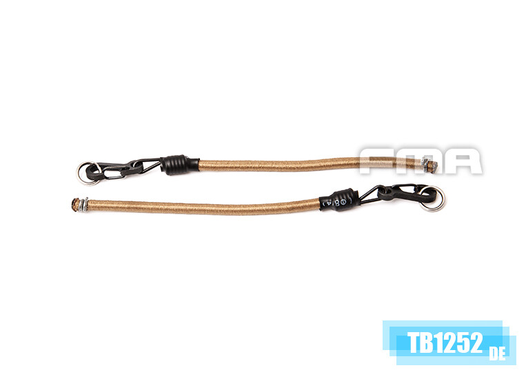 FMA Fixed NVG VAS ARC Hook Loop Bungees Replacement for Helmet TB1252 BK/DE/FG