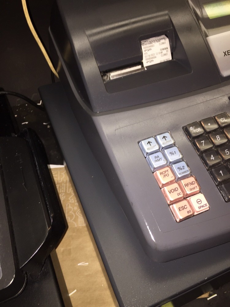 Sharp XE-A42S Cash Register Dual Printer! Great Conv Store! Includes Programming