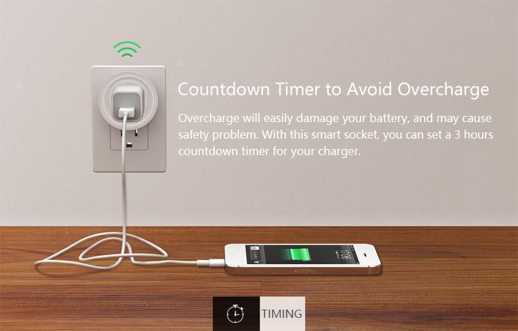 10A Smart Plug WiFi Smart Socket App Remote Outlet Switch for Echo Alexa Google