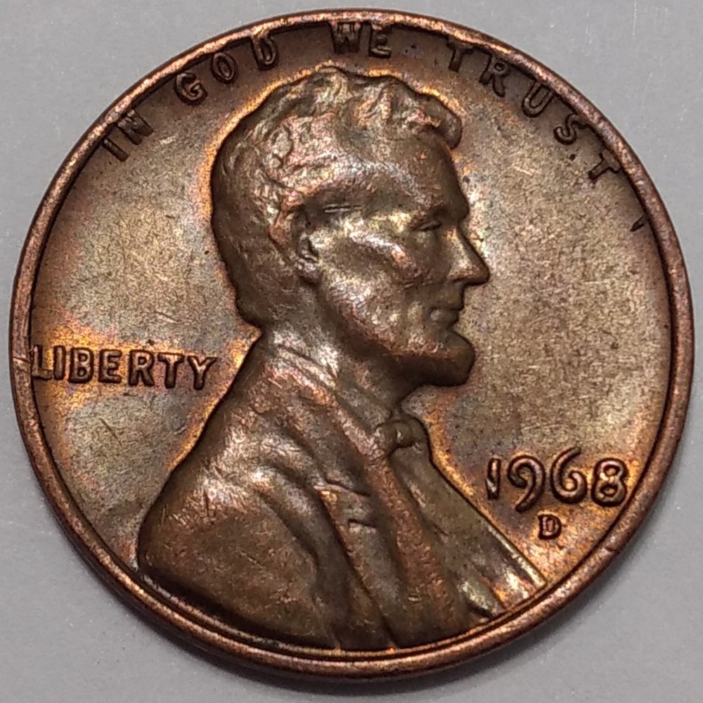 1968-D Pleasing BN Lincoln Cent