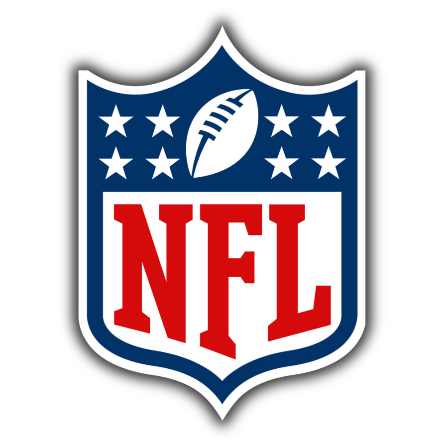 NFL Logo Waterproof Die-Cut Sticker