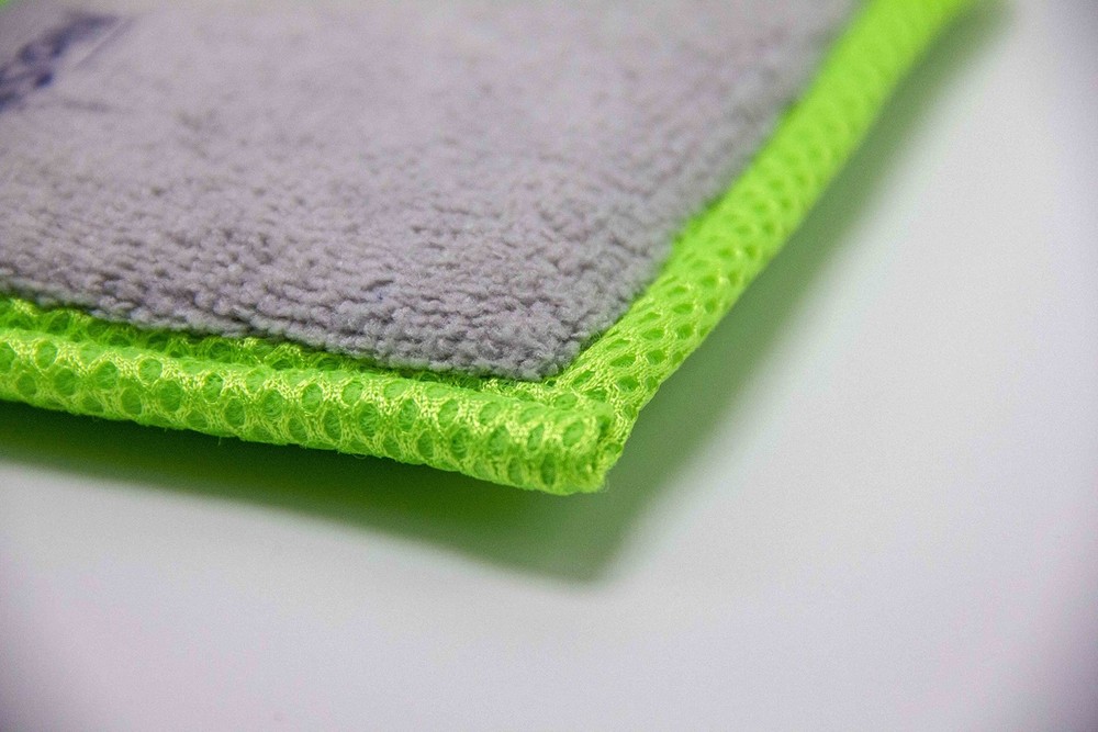 Kitchen Sponge | Odor Resistant, Non-Scratch Microfiber Mesh & Terry Cloth Sp...