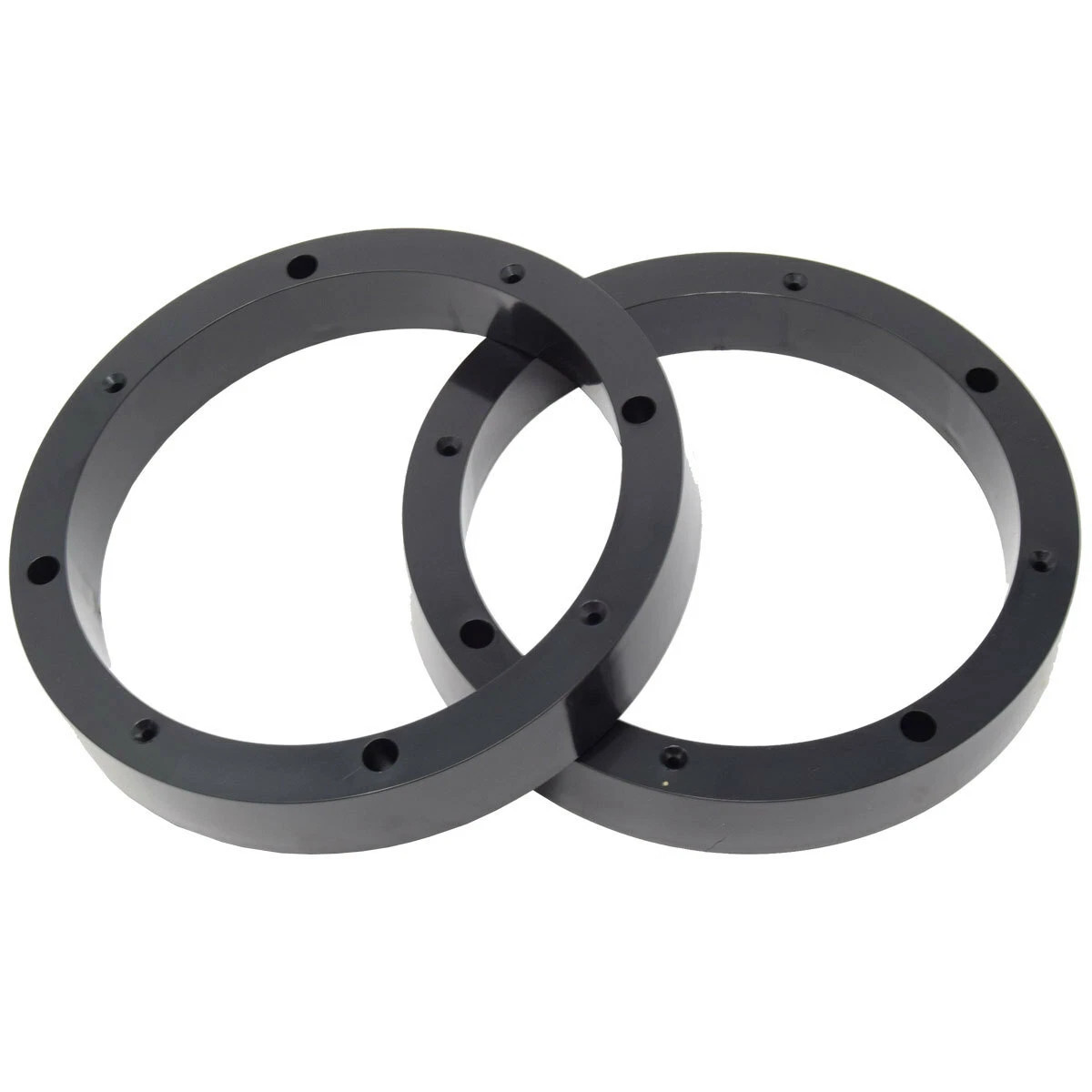 2× 6.5" Plastic Speaker Spacer Rings Bracket Subwoofer Custom Mounting Adapter