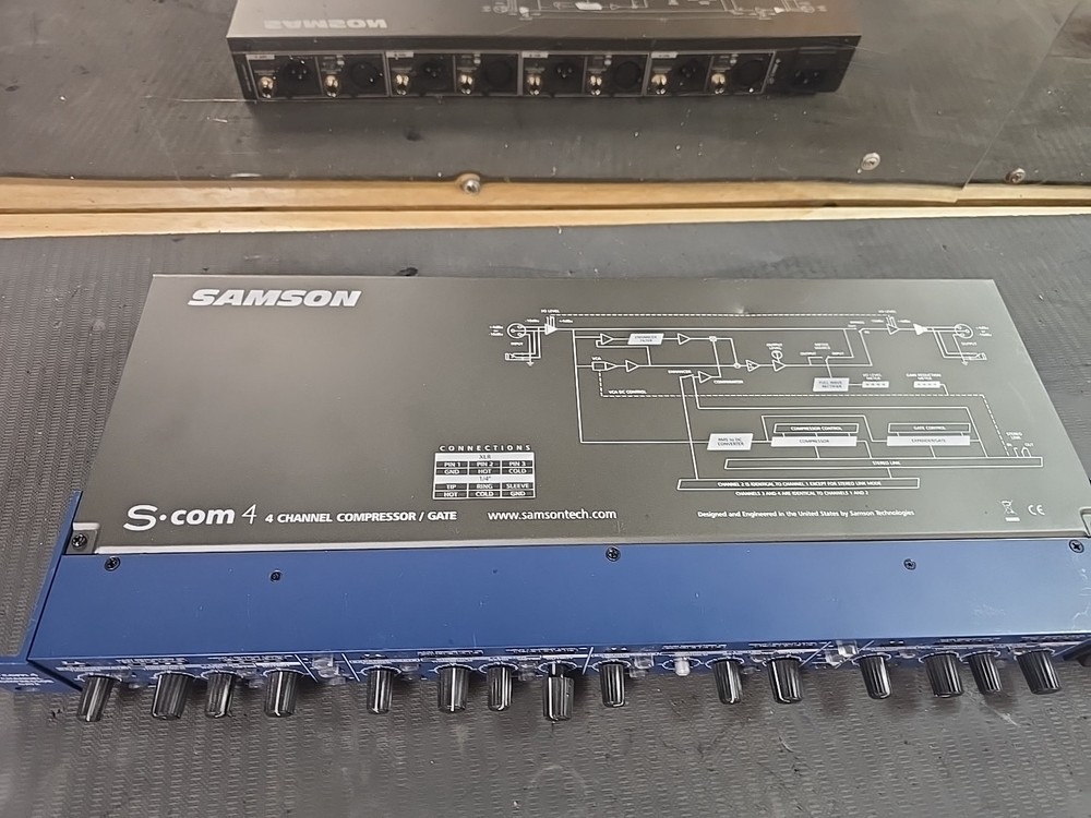 Samson S-Com 4 Four Channel Compressor/Gate -