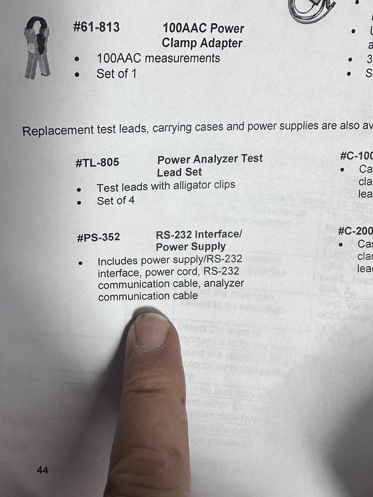 IDEAL 61-806 POWER ANALYZER