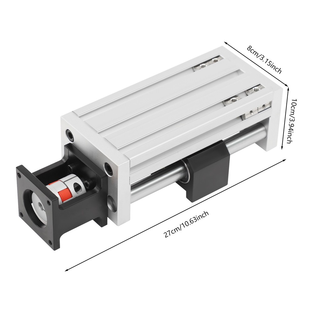 100mm stroke Ball Screw Rail Slide Linear Guide Stage Manual Table CNC Linear