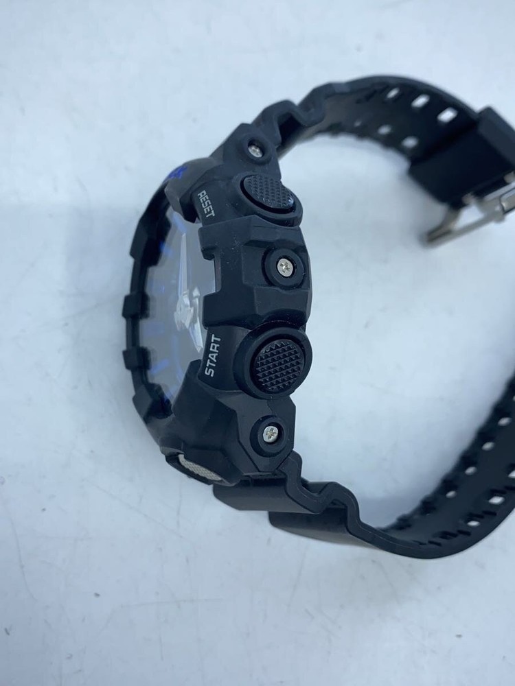 CASIO Quartz Watch Analog Digital Rubber BLU BLK GA 710