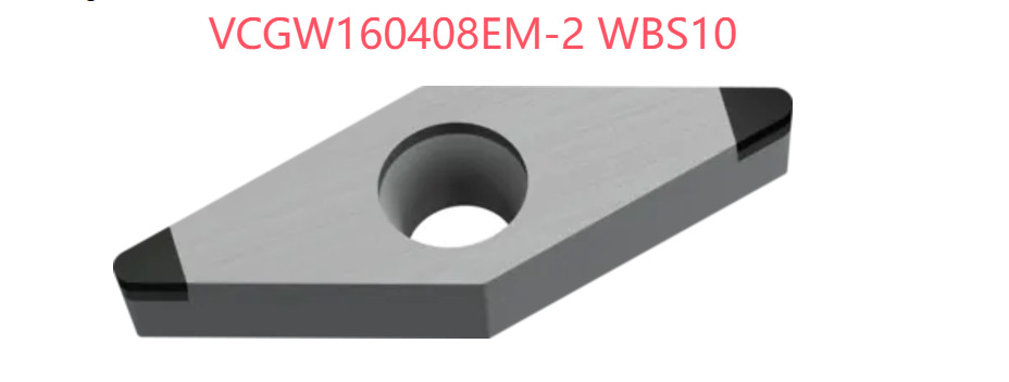 2 PCS  ORIGINAL  INSERTS     VCGW160408EM-2 WBS10